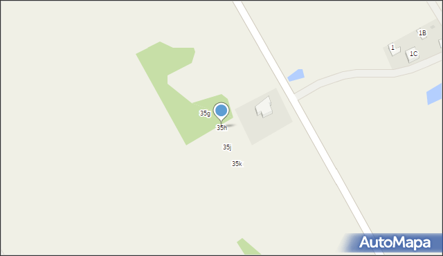Gniewniewice Folwarczne, Gniewniewice Folwarczne, 35h, mapa Gniewniewice Folwarczne