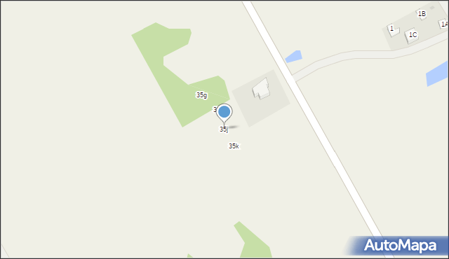 Gniewniewice Folwarczne, Gniewniewice Folwarczne, 35j, mapa Gniewniewice Folwarczne