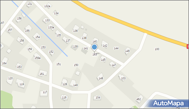 Gniewomirowice, Gniewomirowice, 143, mapa Gniewomirowice