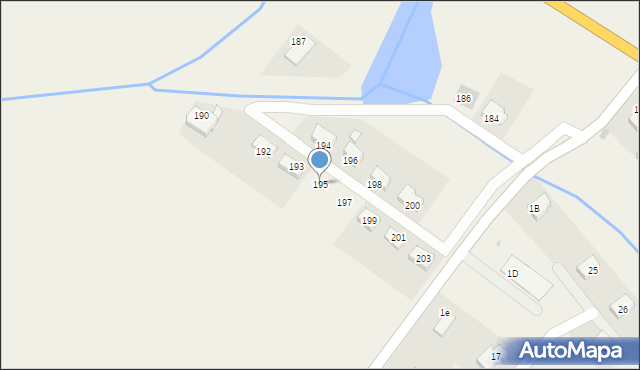 Gniewomirowice, Gniewomirowice, 195, mapa Gniewomirowice