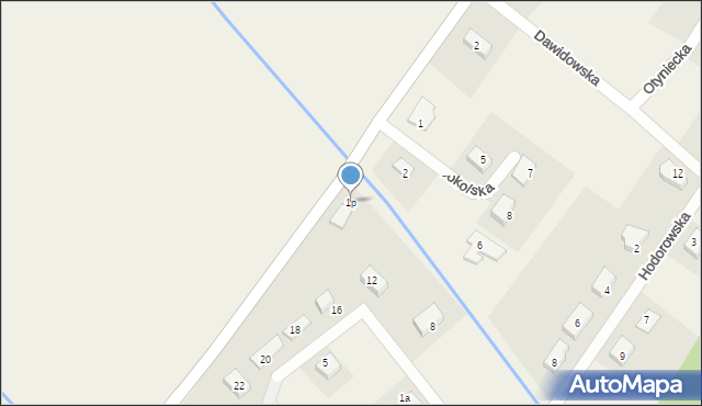 Gniewomirowice, Gniewomirowice, 1p, mapa Gniewomirowice