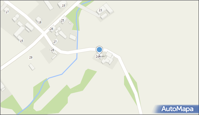 Gniewomirowice, Gniewomirowice, 24B, mapa Gniewomirowice