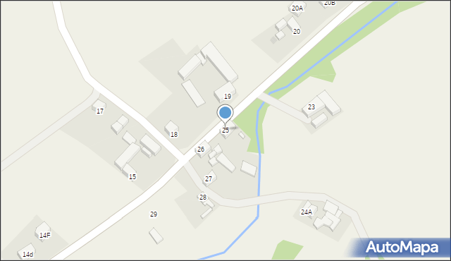 Gniewomirowice, Gniewomirowice, 25, mapa Gniewomirowice