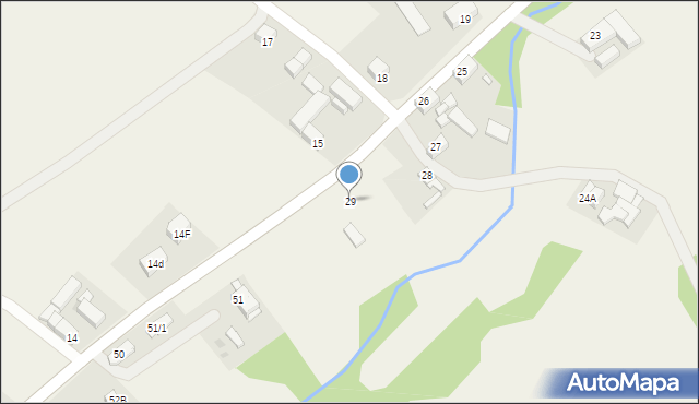 Gniewomirowice, Gniewomirowice, 29, mapa Gniewomirowice