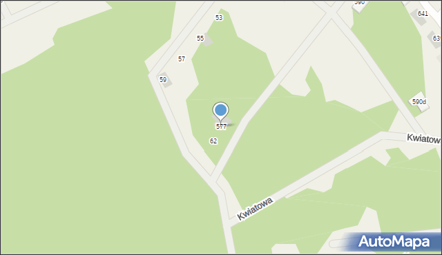 Gniewomirowice, Gniewomirowice, 577, mapa Gniewomirowice