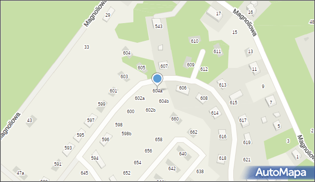 Gniewomirowice, Gniewomirowice, 604a, mapa Gniewomirowice