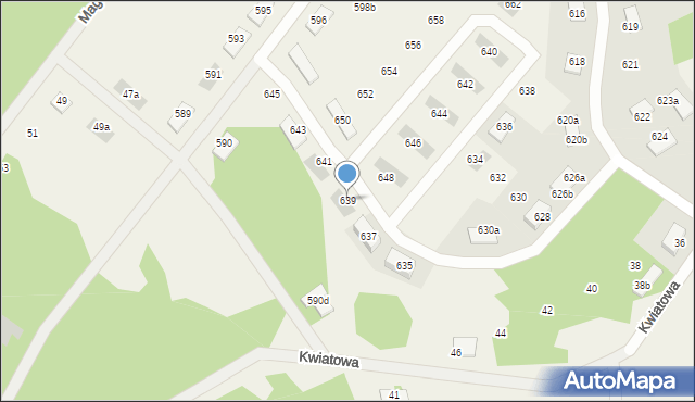 Gniewomirowice, Gniewomirowice, 639, mapa Gniewomirowice