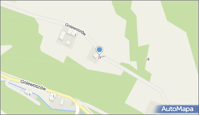 Gniewoszów, Gniewoszów, 2a, mapa Gniewoszów