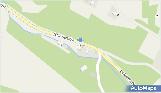 Gniewoszów, Gniewoszów, 3, mapa Gniewoszów