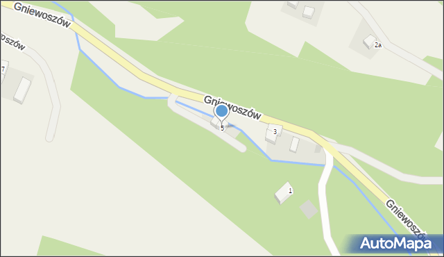 Gniewoszów, Gniewoszów, 5, mapa Gniewoszów