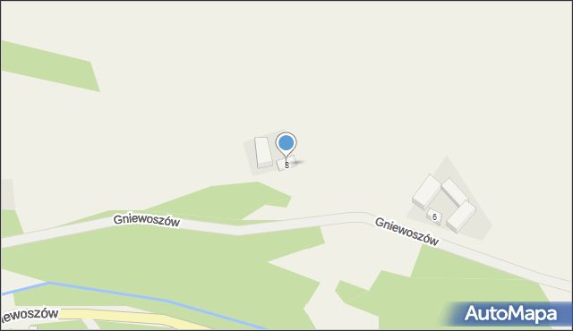 Gniewoszów, Gniewoszów, 8, mapa Gniewoszów