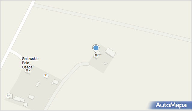 Gniewskie Pole, Gniewskie Pole, 39, mapa Gniewskie Pole