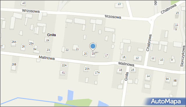 Gniła, Gniła, 19, mapa Gniła