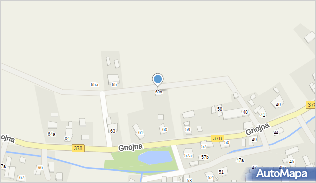 Gnojna, Gnojna, 60a, mapa Gnojna