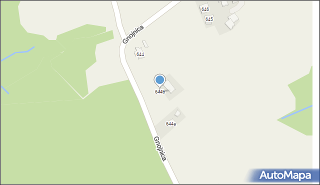 Gnojnica, Gnojnica, 644b, mapa Gnojnica
