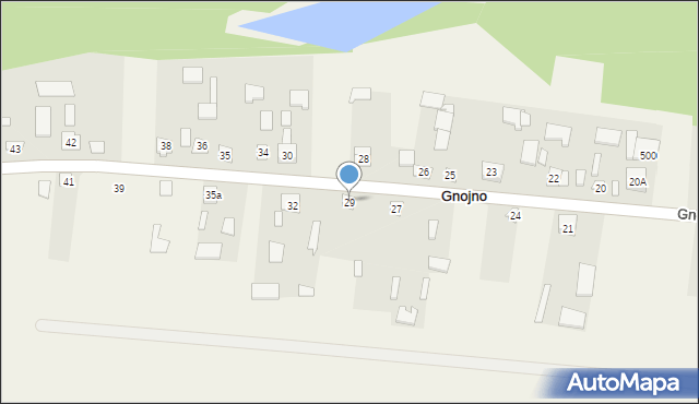 Gnojno, Gnojno, 29, mapa Gnojno