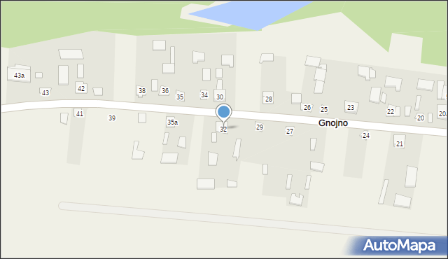 Gnojno, Gnojno, 32, mapa Gnojno