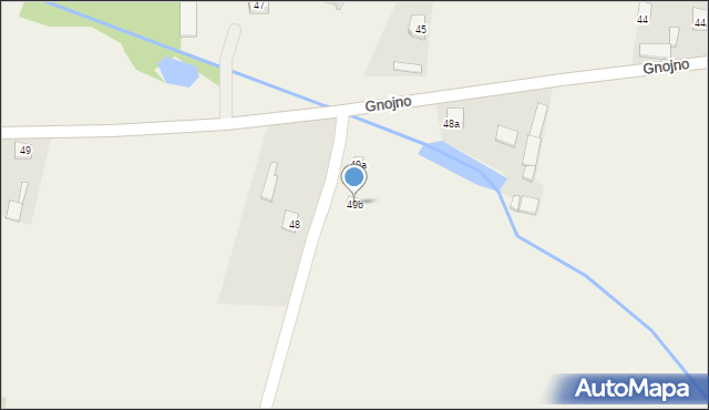 Gnojno, Gnojno, 49b, mapa Gnojno