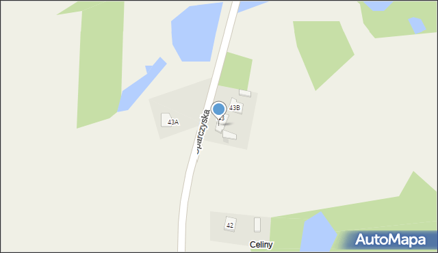 Gnojno, Gnojno, 43/1, mapa Gnojno