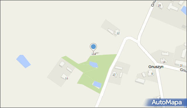 Gnuszyn, Gnuszyn, 11a, mapa Gnuszyn