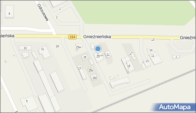 Janikowo, Gnieźnieńska, 23, mapa Janikowo