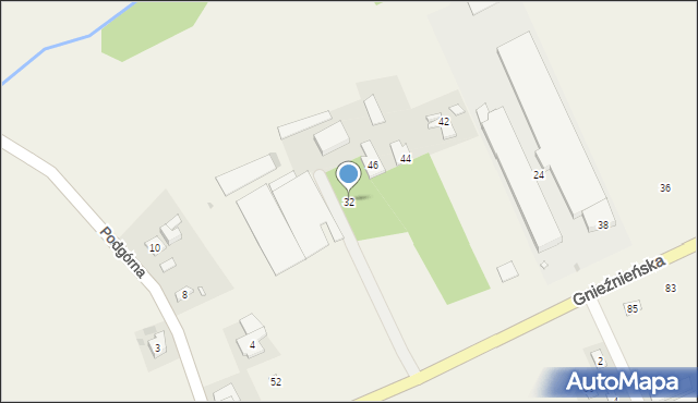 Janikowo, Gnieźnieńska, 32, mapa Janikowo