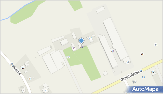 Janikowo, Gnieźnieńska, 44, mapa Janikowo