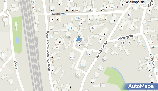 Janowiec Wielkopolski, Gnieźnieńska, 8a, mapa Janowiec Wielkopolski