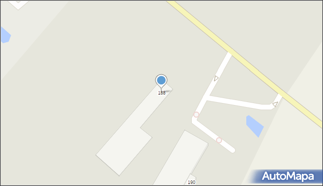 Koszalin, Gnieźnieńska, 188, mapa Koszalina