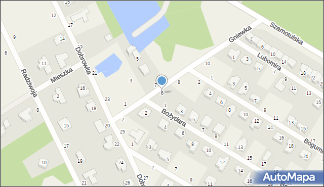 Mrowino, Gniewka, 6, mapa Mrowino