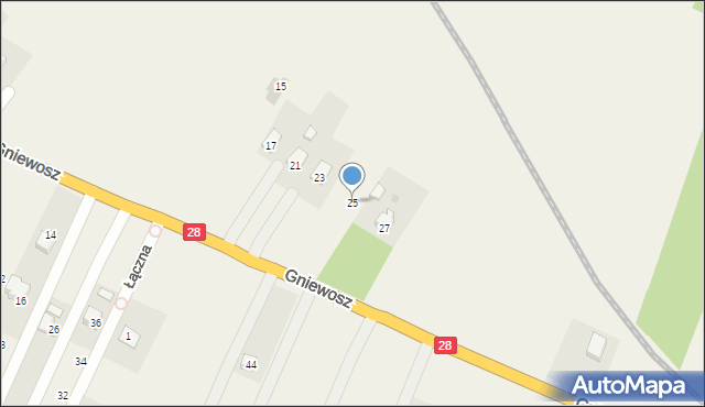 Nowosielce, Gniewosz Heleny, 25, mapa Nowosielce