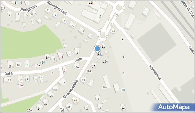 Reda, Gniewowska, 15, mapa Reda