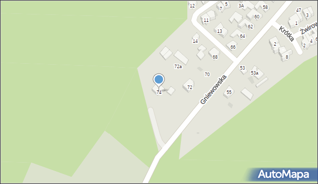 Reda, Gniewowska, 74, mapa Reda