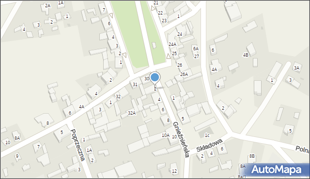 Rogowo, Gnieźnieńska, 2, mapa Rogowo