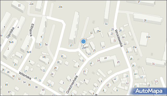 Rumia, Gnieźnieńska, 13A, mapa Rumia