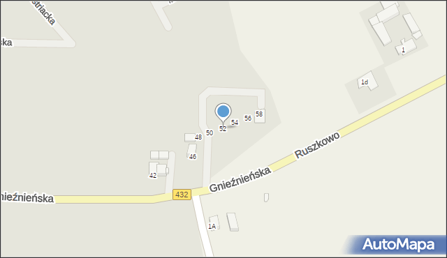 Środa Wielkopolska, Gnieźnieńska, 52, mapa Środa Wielkopolska