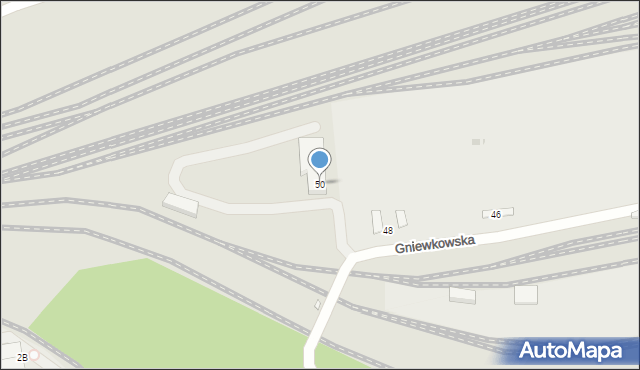 Warszawa, Gniewkowska, 50, mapa Warszawy