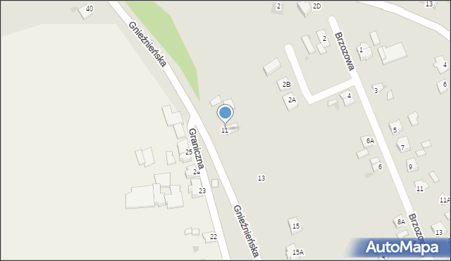 Żnin, Gnieźnieńska, 11, mapa Żnin