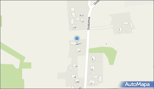 Aleksandria Pierwsza, Gościnna, 14A, mapa Aleksandria Pierwsza