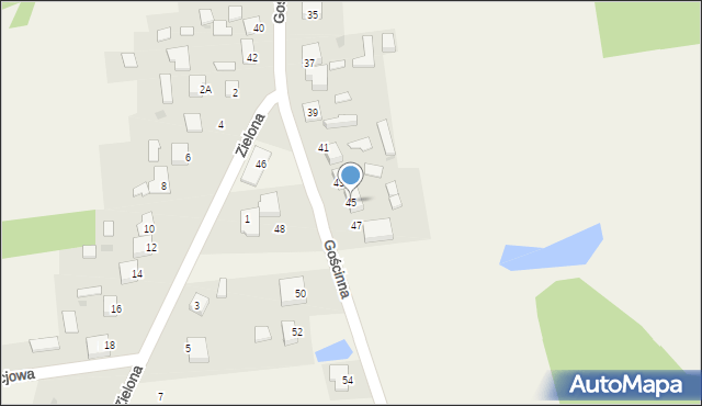 Aleksandria Pierwsza, Gościnna, 45, mapa Aleksandria Pierwsza