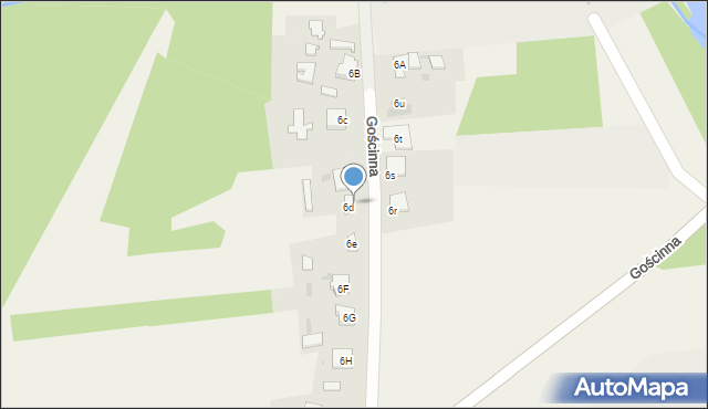 Aleksandria Pierwsza, Gościnna, 6da, mapa Aleksandria Pierwsza