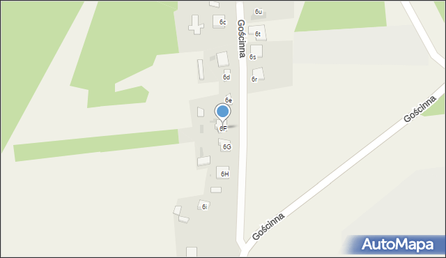 Aleksandria Pierwsza, Gościnna, 6F, mapa Aleksandria Pierwsza