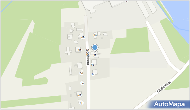 Aleksandria Pierwsza, Gościnna, 6t, mapa Aleksandria Pierwsza