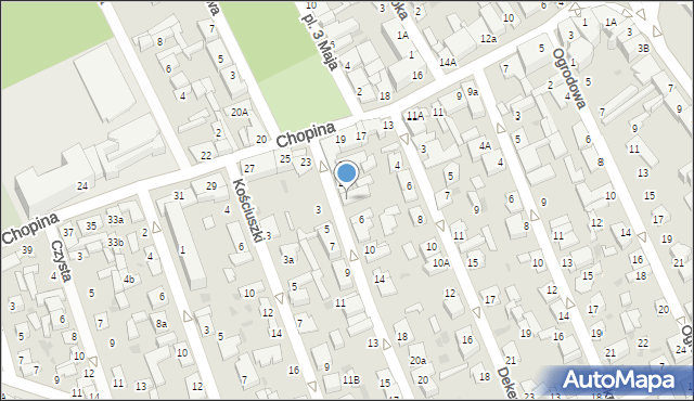 Aleksandrów Kujawski, Górna, 4, mapa Aleksandrów Kujawski