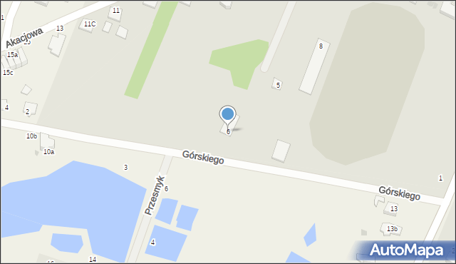 Aleksandrów Kujawski, Górskiego Kazimierza, 6, mapa Aleksandrów Kujawski
