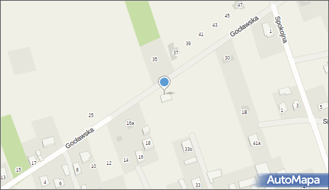 Augustówka, Gocławska, 22, mapa Augustówka