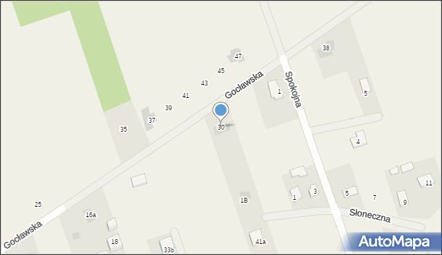 Augustówka, Gocławska, 30, mapa Augustówka