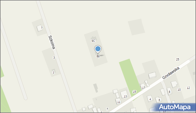 Augustówka, Gocławska, 9b, mapa Augustówka