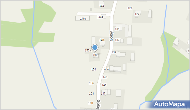 Bachowice, Gołby, ks., 150, mapa Bachowice