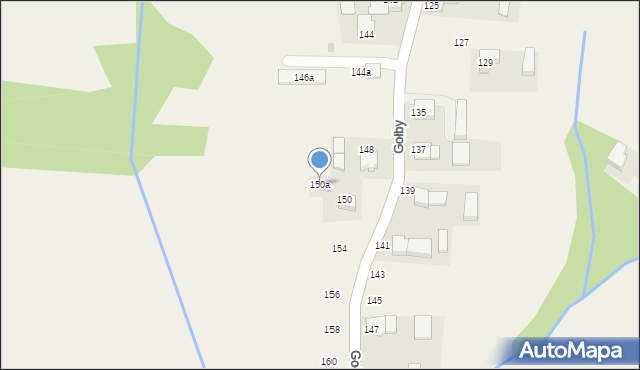 Bachowice, Gołby, ks., 150a, mapa Bachowice